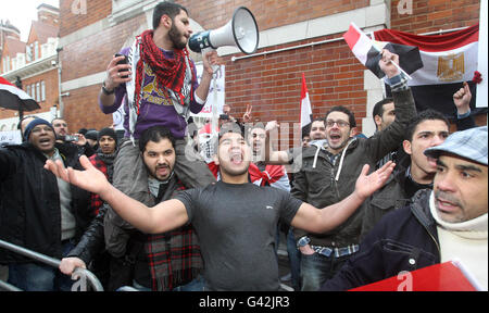 Ägyptischen Proteste Stockfoto