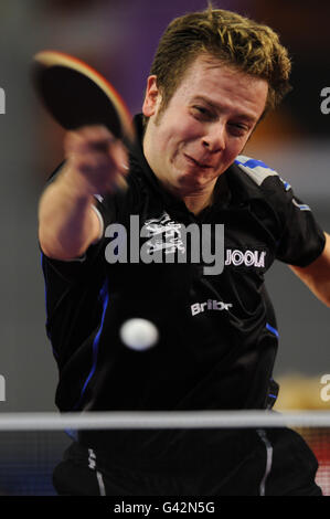 Tisch Tennis - Pro-Tour Englisch Open - Tag drei - English Institute of Sport Stockfoto