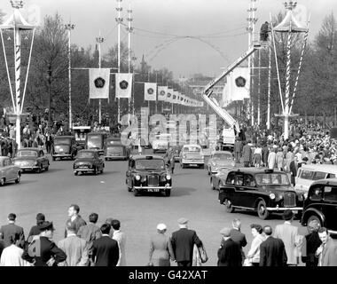 Royalty - Prinzessin Margaret und Antony Armstrong-Jones Hochzeit - London Stockfoto