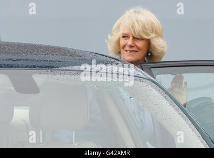 Camilla trifft Krankenhaus Schiffsbesatzung Stockfoto