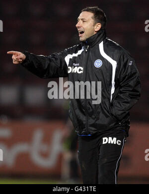 Fußball - Clydesdale Bank Scottish Premier League - Heart of Midlothian V St Johnstone - Tynecastle Stadium Stockfoto