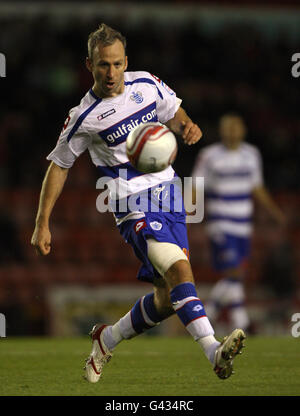 Fußball - npower Football League Championship - Bristol City / Queens Park Rangers - Ashton Gate. Shaun Derry, Queens Park Rangers Stockfoto