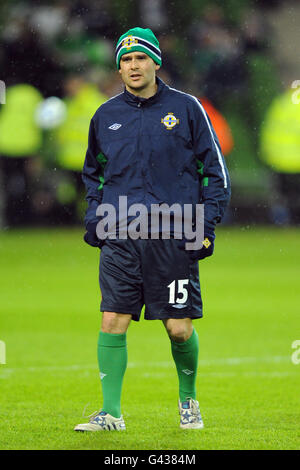 Fußball - Carling Nations Cup - Northern Irland / Schottland - Aviva Stadium Stockfoto