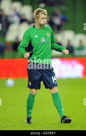 Fußball - Carling Nations Cup - Northern Irland / Schottland - Aviva Stadium Stockfoto