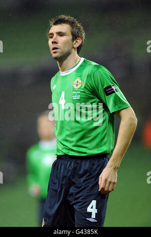 Fußball - Carling Nations Cup - Northern Irland / Schottland - Aviva Stadium Stockfoto