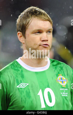 Fußball - Carling Nations Cup - Northern Irland / Schottland - Aviva Stadium Stockfoto