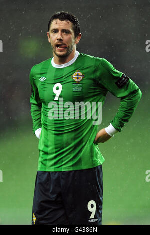 Fußball - Carling Nations Cup - Northern Irland / Schottland - Aviva Stadium Stockfoto