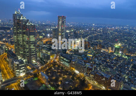 Panoramablick aus dem Regierungsgebäude, Tokyo, Japan Credit © Fabio Mazzarella/Sintesi/Alamy Stock Photo Stockfoto