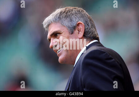 Rugby Union - RBS 6 Nations Championship 2011 - England gegen Italien - Twickenham. Italiens Trainer Nick Mallett Stockfoto