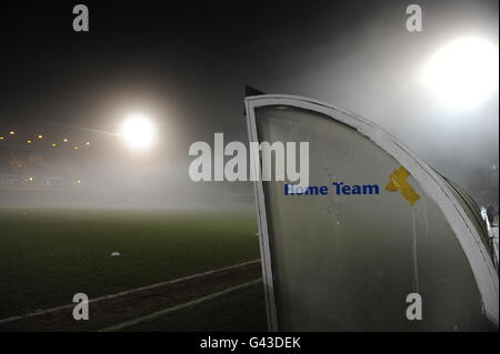 Fußball - npower Football League Two - Wycombe Wanderers gegen Cheltenham Town - Adams Park. Ein allgemeiner Blick auf Adams Park, Heimat von Wycombe Wanderers Stockfoto