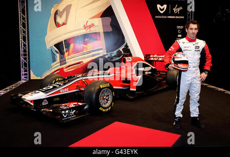 Formel Eins - Marussia Virgin F1 Racing Start - BBC Television Centre Stockfoto