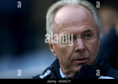 Fußball - npower Football League Championship - Leicester City / Swansea City - Walkers Stadium. Sven-Goran Eriksson, Leicester City Manager Stockfoto