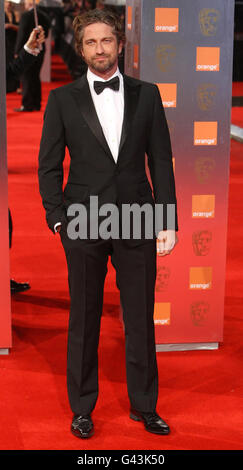 Bafta Awards 2011 - Ankunft - London. Gerard Butler bei den Orange British Academy Film Awards 2011 im Royal Opera House, Covent Garden, London. Stockfoto