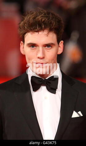 Bafta Awards 2011 - Ankunft - London. Sam Claflin bei den Orange British Academy Film Awards 2011 im Royal Opera House, Covent Garden, London. Stockfoto