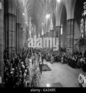 Royalty - 900. Jahrestag der Westminster Abbey - London Stockfoto