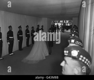 Royalty - Prinzessin Margaret und Antony Armstrong-Jones Hochzeit - London Stockfoto