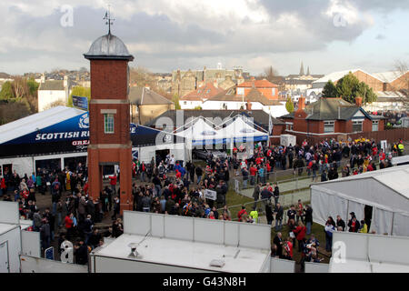 Rugby-Union - RBS 6 Nations Championship 2011 - Schottland V Wales - Murrayfield Stockfoto