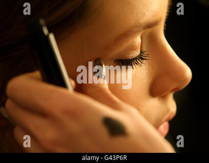 Sass & Bide Backstage - London Fashionweek Stockfoto