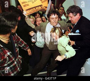 Kursteilnehmerprotest 4 Stockfoto