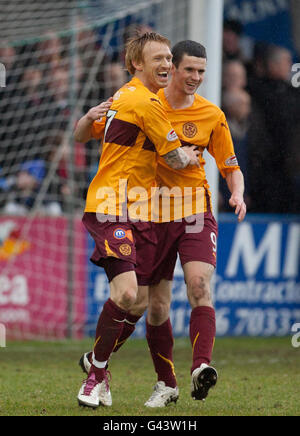 Soccer - Cup-Schottland - fünfte Runde - Stranraer V Motherwell - Treppe Park Stockfoto