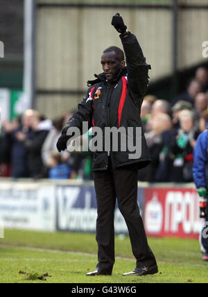 Fußball - Npower Football League One - Yeovil Town V Charlton Athletic - Huish Park Stockfoto