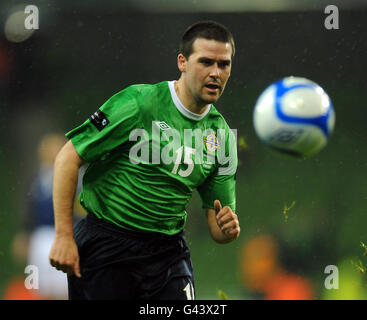 Fußball - Carling Nations Cup - Nordirland - Schottland - Aviva Stadium. Der nordirische David Healy beim Carling Nations Cup-Spiel im Aviva Stadium, Dublin, Irland. Stockfoto