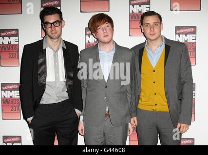 NME Awards 2011 - Anreise - London Stockfoto