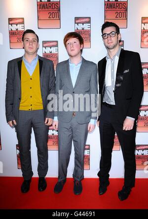 NME Awards 2011 - Anreise - London Stockfoto