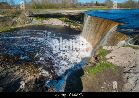 Blick auf Jägala Juga Wasserfall in der Nähe von Tallinn City, Estland, Europa Stockfoto