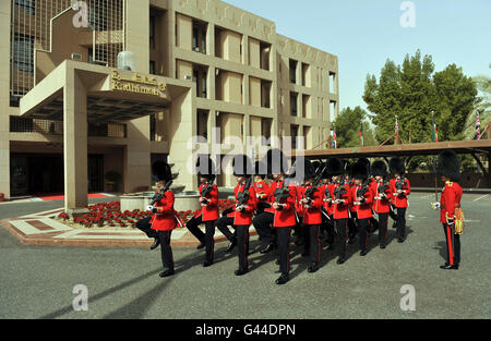 Cameron Besuche Naher Osten Stockfoto