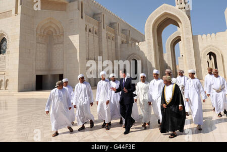 Cameron Besuche Naher Osten Stockfoto