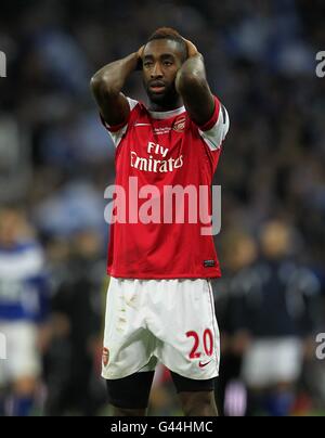 Fußball - Carling Cup - Finale - Arsenal gegen Birmingham City - Wembley Stadium. Johan Djourou, Arsenal Stockfoto