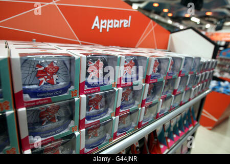 London 2012 Olympische Store Eröffnung Stockfoto