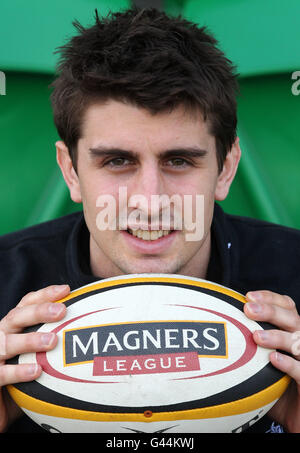 Peter Murchie von Glasgow Warriors während der Teamankündigung in Scotstoun, Glasgow. Stockfoto