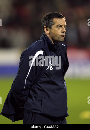 Fußball - npower Football League Championship - Nottingham Forest / Preston North End - City Ground. Phil Brown, Manager von Preston North End Stockfoto