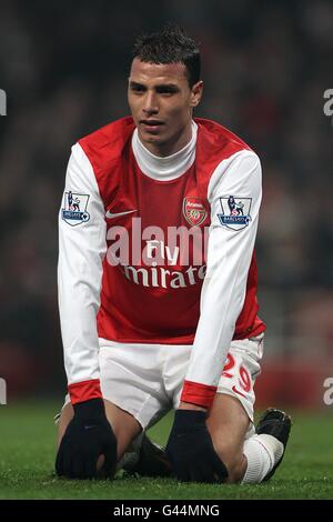 Fußball - FA Cup - Fünfte Runde - Replay - Arsenal gegen Leyton Orient - Emirates Stadium. Marouane Chamakh, Arsenal Stockfoto