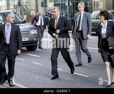 Duke of York Handel Rolle "under Review" Stockfoto