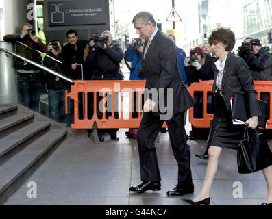 Duke of York Handel Rolle "under Review" Stockfoto