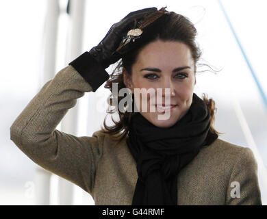 Prinz William und Kate Middleton besuchen Anglesey Stockfoto