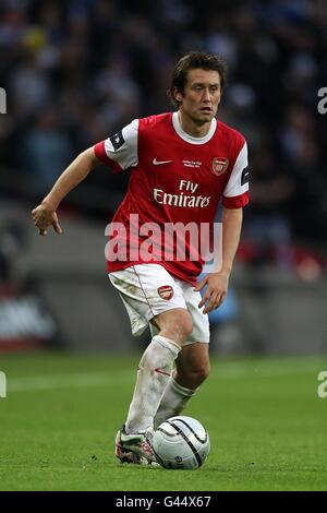 Fußball - Carling Cup - Finale - Arsenal gegen Birmingham City - Wembley Stadium. Tomas Rosicky, Arsenal Stockfoto