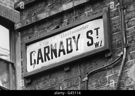 Orte - Carnaby Street - London Stockfoto