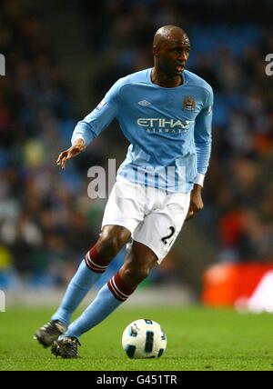 Fußball - Barclays Premier League - Manchester City / Wigan Athletic - City of Manchester Stadium. Patrick Vieira, Manchester City Stockfoto