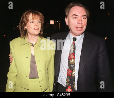 Sir Andrew Lloyd Webber kommt mit seiner Frau Madeleine zur berühmten Eröffnungsnacht seines Musicals Jesus Christ Superstar an diesem Abend im neu renovierten Lyceum Theatre an. Sehen Sie sich die PA-Geschichte an. Foto von Michael Stephens/PA Stockfoto