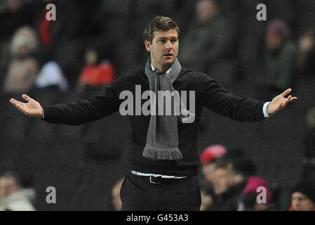 Fußball - npower Football League One - Milton Keynes Dons / Charlton Athletic - Stadion:mk. Karl Robinson, Manager von Milton Keynes Dons Stockfoto