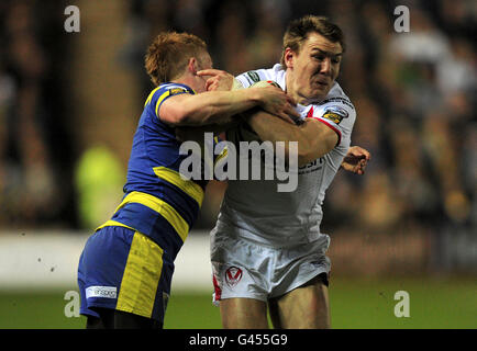 Rugby League - Engage Super League - St Helens V Warrington - Stobart-Stadion Stockfoto