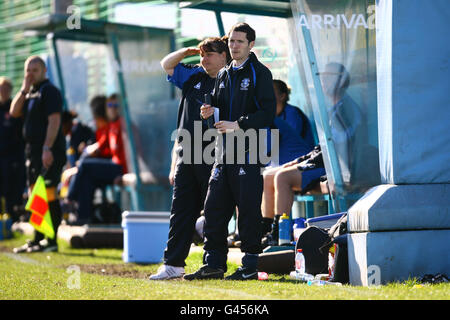 Fußball - Frauen FA-Cup - fünfte Runde - Everton V Arsenal - das Arriva-Stadion Stockfoto