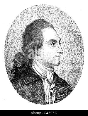 Johann Wolfgang von Goethe-Porträt Stockfoto