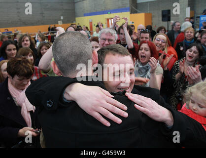 Irische allgemeine Wahl Stockfoto