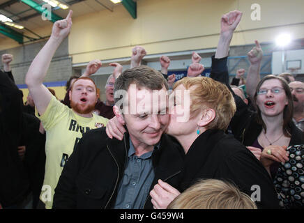 Irische allgemeine Wahl Stockfoto