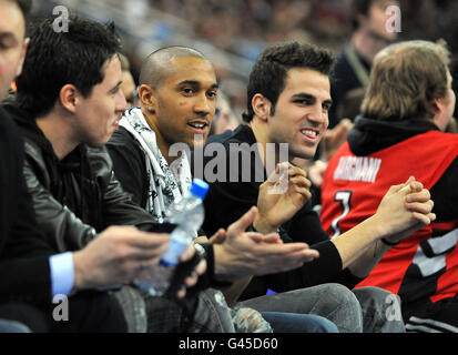 Basketball - NBA - Spiel zwei - New Jersey Nets V Toronto Raptors - o2-Arena Stockfoto